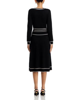 Crewneck Belted Dress - Exclusive