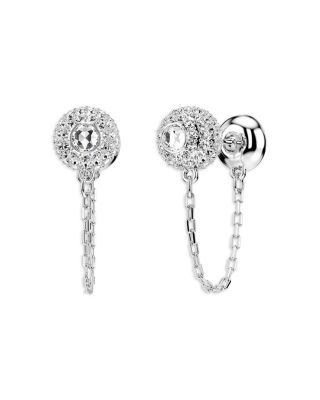 Una Crystal Angelic Front To Back Drop Earrings