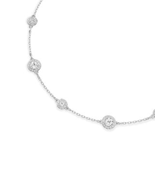 Una Crystal Angelic Collar Necklace, 11.75-17.375"