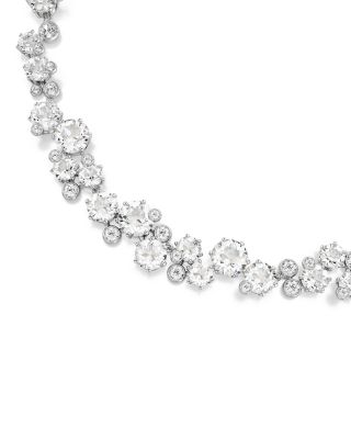 Constella Crystal All Around Collar Necklace, 14.87"-17.75"