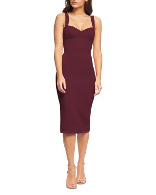 Nicole Sweetheart Midi Dress