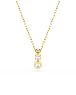 Stilla Crystal Attract Three Stone Pendant Necklace, 14.875-17.75"