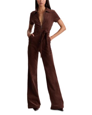 Corduroy Wide Leg Jumpsuit