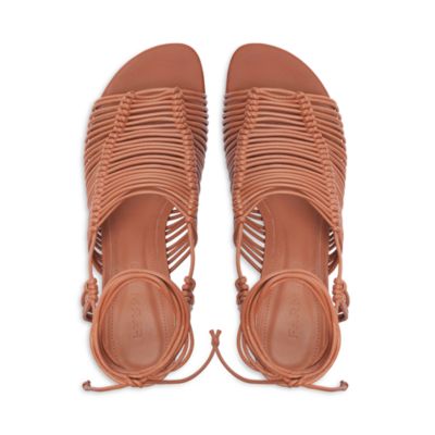 Women's Macrame Ankle Tie Sandals