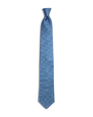 Textured Print Silk Neck Tie - Exclusive