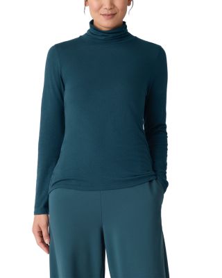 M&eacute;lange Turtleneck Top