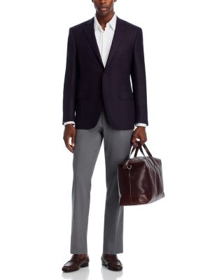 Siena Melange Textured Solid Regular Fit Sport Coat