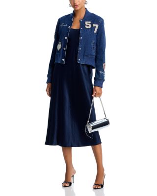 Varsity Denim Dominique Jacket