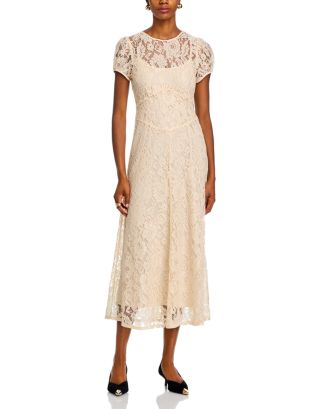 WAYF Clarity Lace Short Sleeve Dress | Bloomingdale's Women