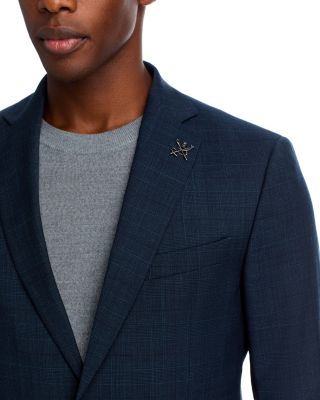 Plaid Slim Fit Suit Jacket