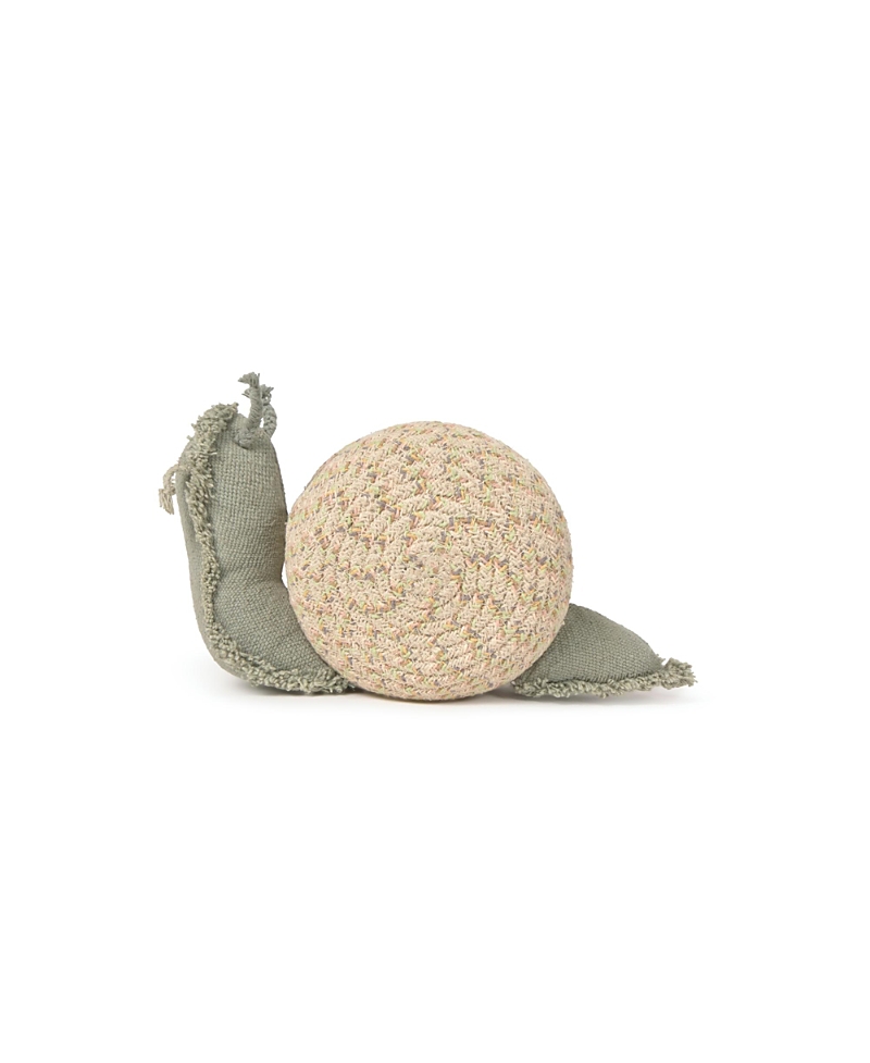 Lorena Canals Mini Snail Basket In Green