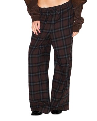 Flannel Oversized Pants
