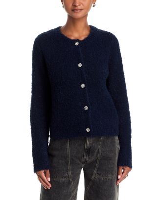 AQUA Bouclé Knit Cardigan - Exclusive | Bloomingdale's