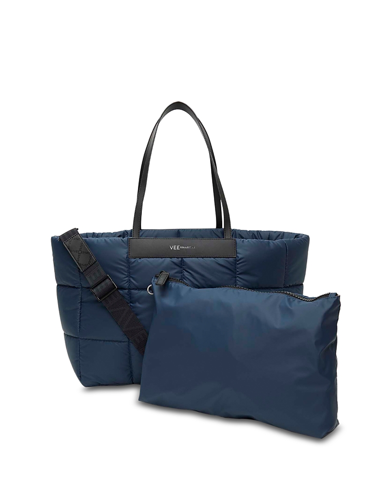 Vee Collective Porter Marche Large Quilted Tote Bag In Blue