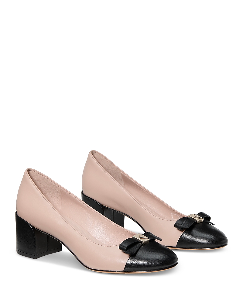 Kate Spade New York Deco Bow Ballet Cap Toe Pump In Neutral