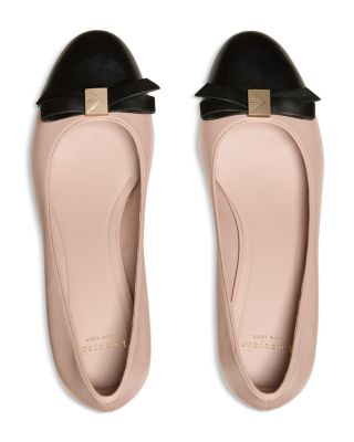Women's Deco Bow Ballet Pumps