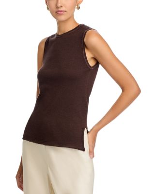 Crewneck Sleeveless Top