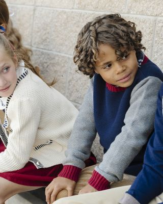  Organic Long Sleeve Crewneck Pullover Sweater - Baby