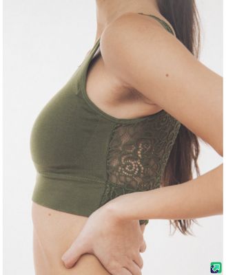 Soft V Lace Reversible Bralette