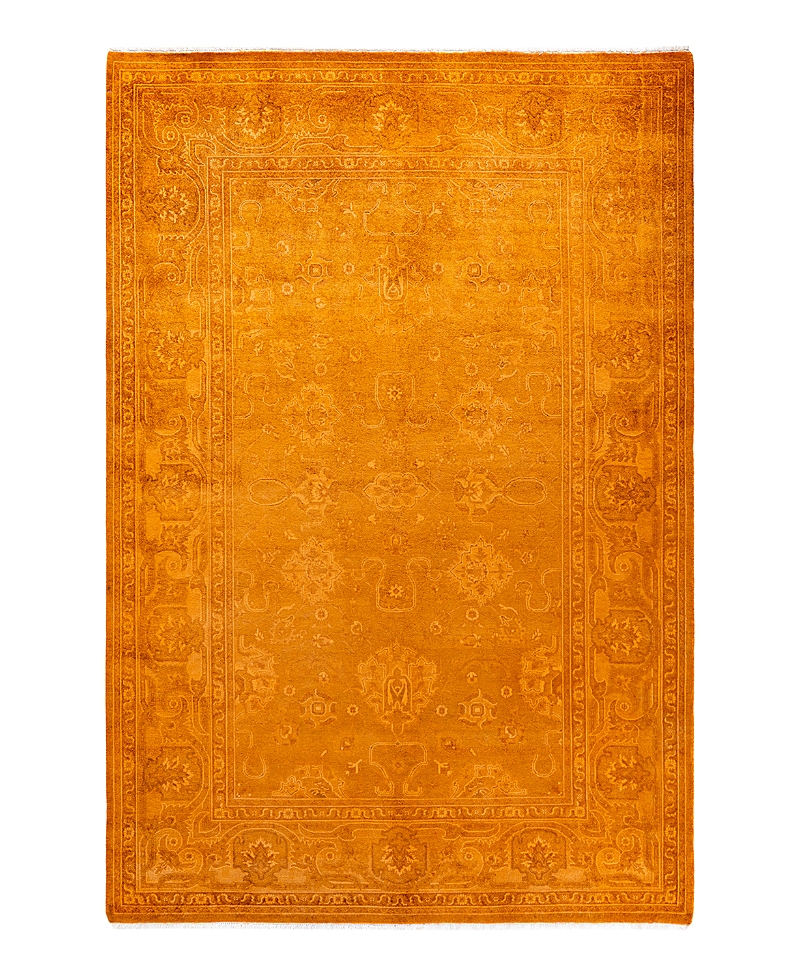 Bloomingdale's Fine Vibrance M1320 Area Rug, 6'2x9'3 In Orange