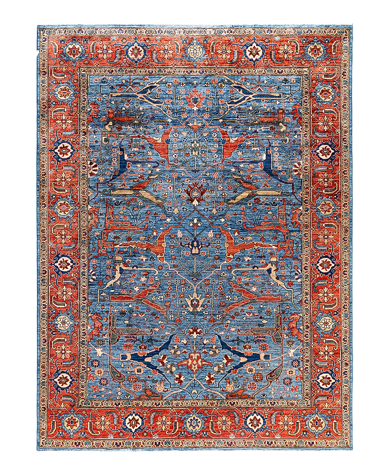 Bloomingdale's Serapi M0103-159 Area Rug, 8'11x12'1 In Blue