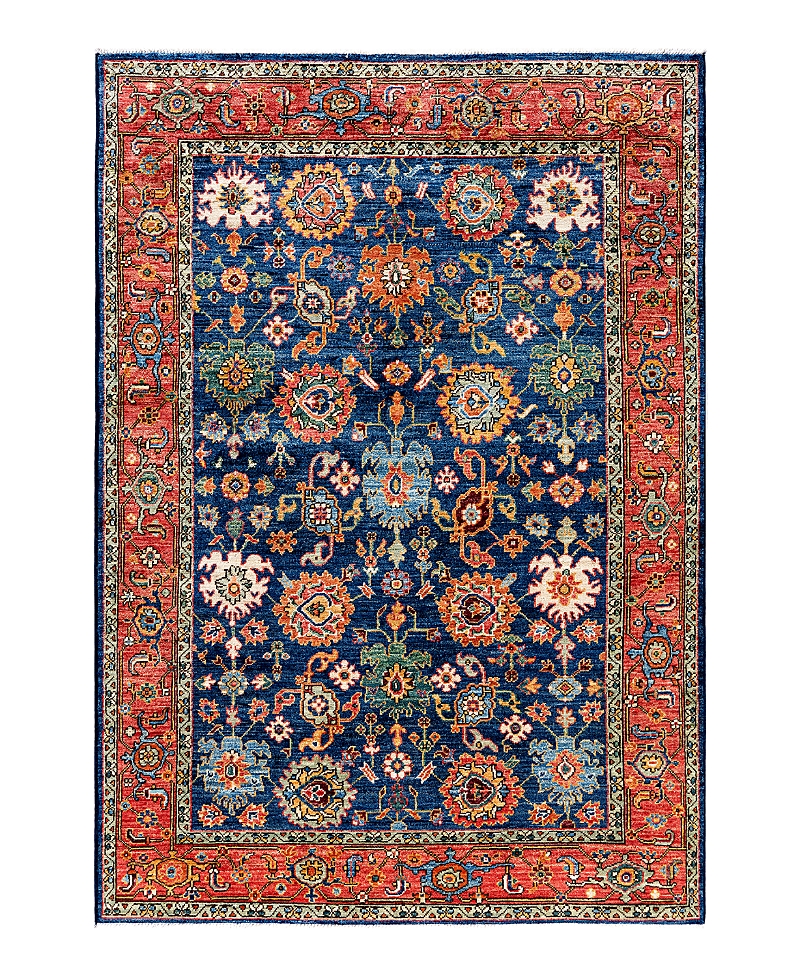 Bloomingdale's Serapi M0103-297 Area Rug, 4'3x6'1 In Blue