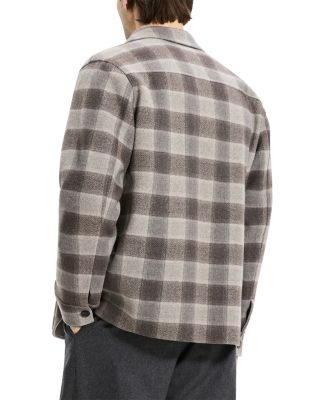 Wool & Cashmere Check Overshirt
