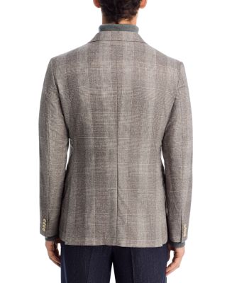 Varick Slim Fit Jersey Plaid Sport Coat