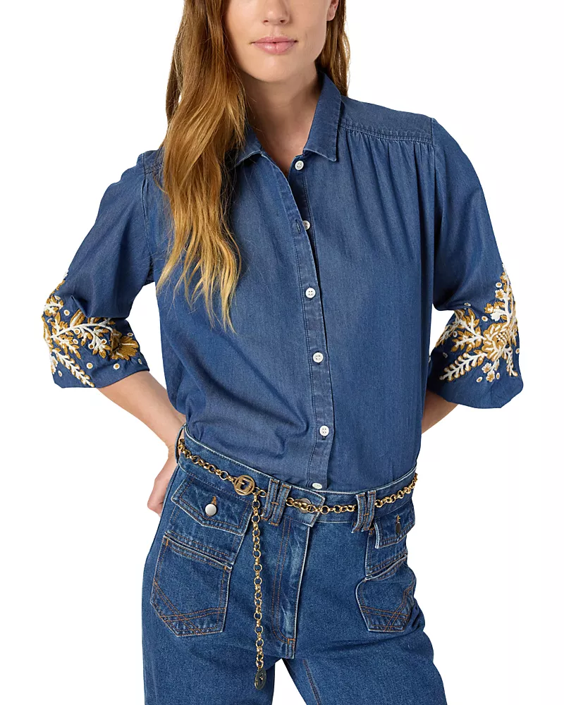 Gerard Darel Amelie Button Front Shirt