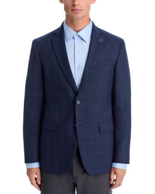 Slim Fit Tonal Plaid Sport Coat