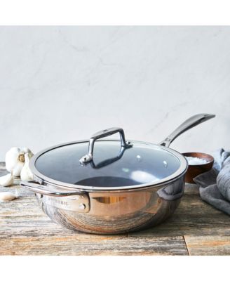 Clad CFX 4.5-qt Stainless Steel Ceramic Nonstick Perfect Pan 