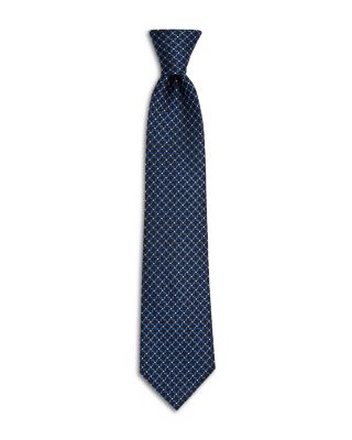 Silk Classic Geometric Tie - Exclusive 