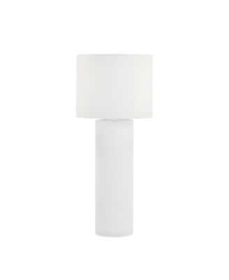 Cleopatra Linen Floor Lamp in Cream