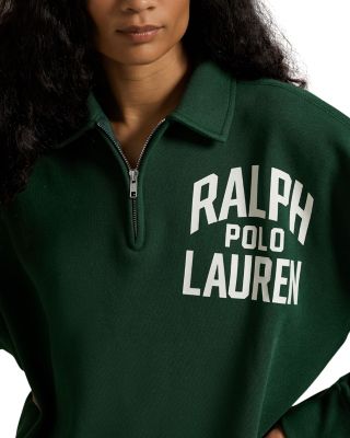 Logo Fleece Quarter Zip Sweatshirt