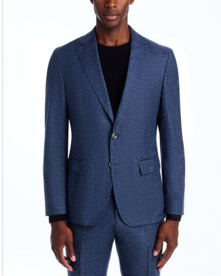 Melange Solid Slim Fit Suit Separates