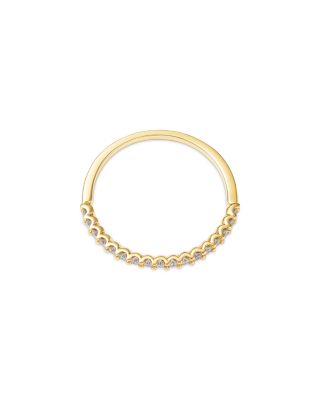Diamond Stack Band in 14K Yellow Gold, 0.25 tcw