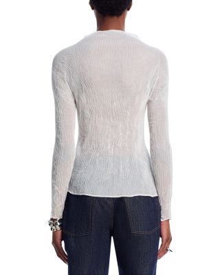 Chiffon Twist Long Sleeve Top