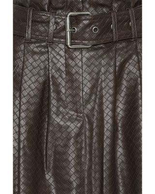 Paperbag Waist Midi Skirt