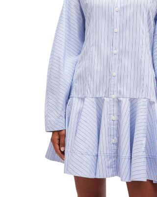 Striped Shirt Dress 