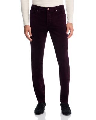 Brando Slim Fit Needle Cord Jeans in Purple