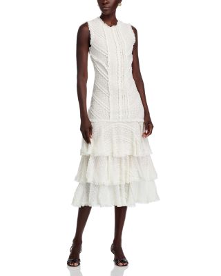 Maceio Lace Tiered Dress