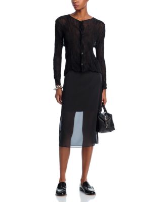 Chiffon Twist Cardigan 