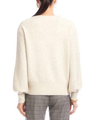 Sequinned V Neck Sweater