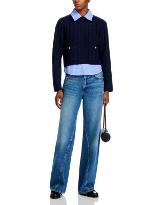 Ellie Combo Knit Sweater