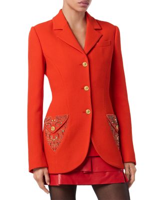 Lightweight Double Wool Crepe Blazer