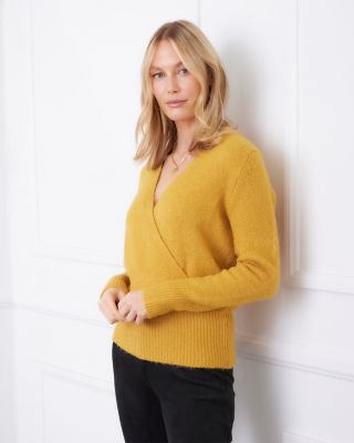 Faux Wrap Sweater