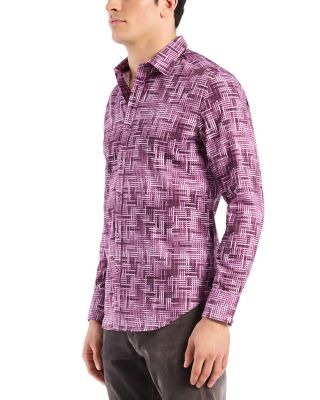 Berkley Long Sleeve Printed Woven Shirt