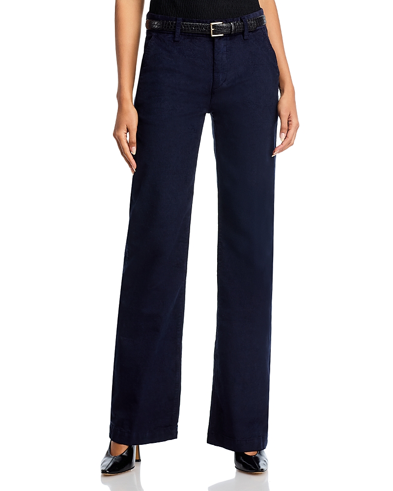 Kobi Halperin Hannah High-rise Corduroy Pants In Blue