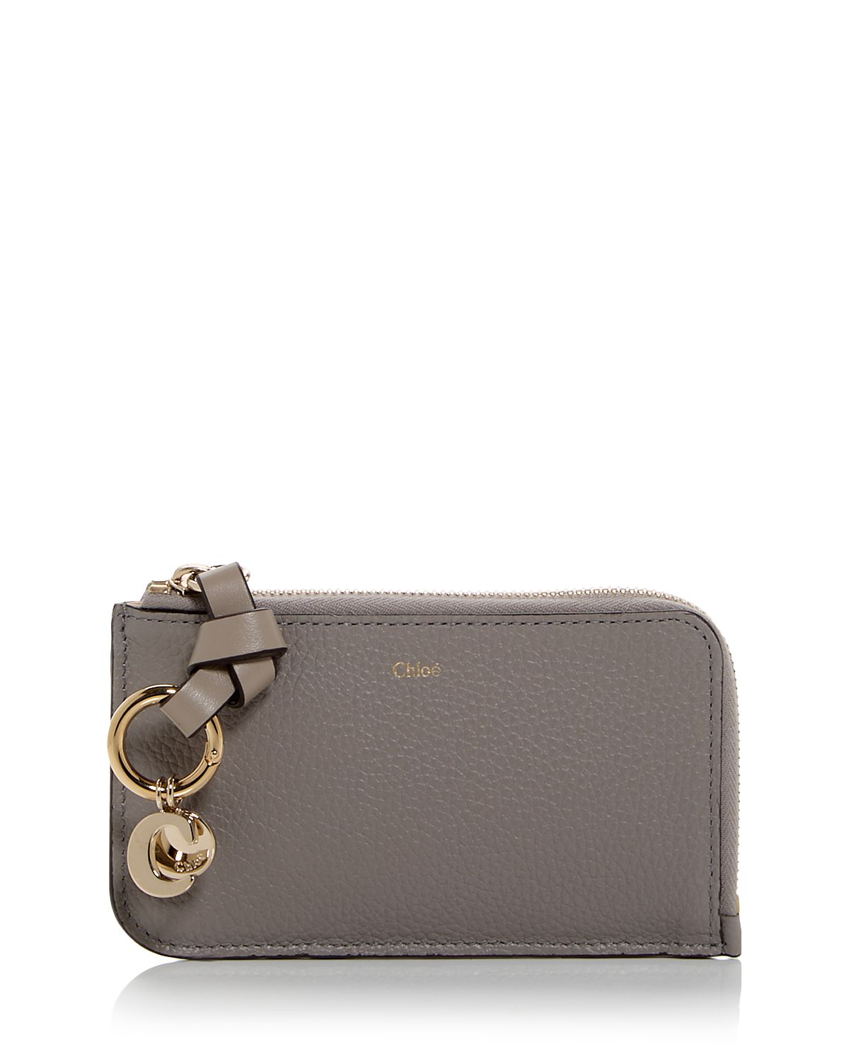 Chloe Alphabet Small Leather Zip Wallet