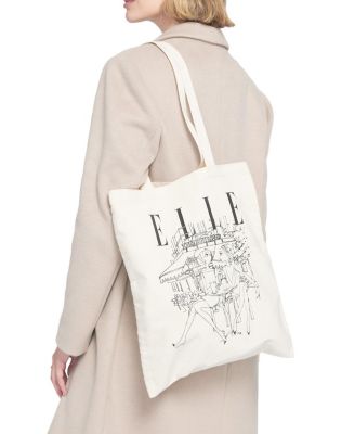  Elle Graphic Tote Totes Bag